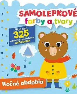 Nalepovačky, vystrihovačky, skladačky Samolepkové farby a tvary - Ročné obdobia