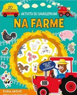 Nalepovačky, vystrihovačky, skladačky Aktivity so samolepkami: Na farme