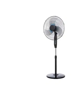 Ventilátory Eurolamp Stojanový látor 65W/230V pr. 50 cm čierny + diaľkové ovládanie 300-20007