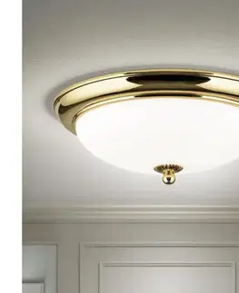 Svietidlá Orion - Stropné svietidlo EMPIRA 2xE27/40W/230V priemer 35,5 cm zlaté DL 7-792/35 gold