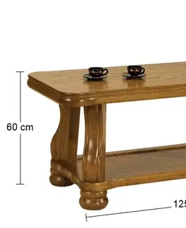Konferenčné stolíky PYKA Arek II konferenčný stolík drevo D3