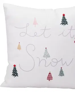 Vankúše Vankúšik Let it snow 45 x 45 cm
