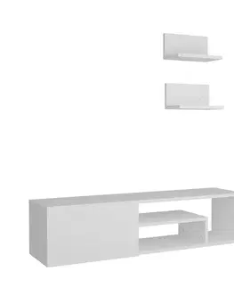 Obývacie steny TV skrinka / Obývacia stena Zeplin - White
