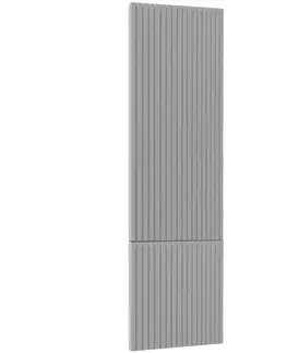 Kuchynské skrinky Čelo skrinky Luxeo F14-D40SPWN ryfla grey