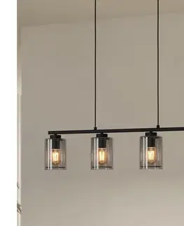 Svietidlá Eglo 99707 - Luster na lanku ZOCABON 4xE27/40W/230V 99707
