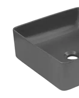 Umývadlá ArtCom Keramické umývadlo UM-6276 SLIM 1 | sivý mat 40 cm