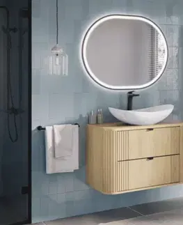Skrinky do kúpeľne ArtCom Vysoká skrinka do kúpeľne OVALIA Cremona 80-40-1D