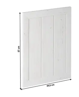 Kuchynské dolné skrinky KONDELA Provance dvierka na umývačku 44,6x71,3 cm sosna Andersen