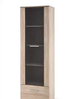 Vitríny Vitrína LIMA W-1 Halmar