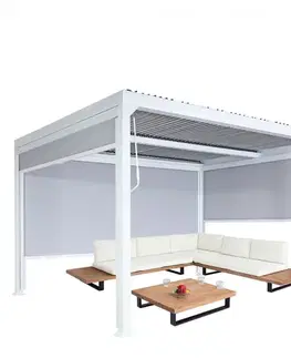 Bioklimatické pergoly Bioklimatická pergola HWC-L41 3x3 so 3 bočnými stenami
