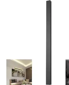 LED osvetlenie  LED vonkajšie nástenné svietidlo LED/23W/230V 3000K IP65 141 cm antracit 10438