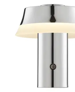 Lampy Brilliant - LED dotyková stmievateľná nabíjateľná stolná lampa KINICH LED/2,5W/5V 2700K lesklý chróm G60265/75