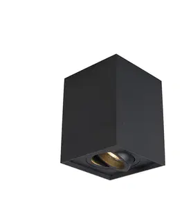 Bodove svetla Inteligentný reflektor čierny nastaviteľný vrátane WiFi GU10 - Quadro Up