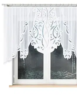 Záclony do obývačky Žakárová záclona POLA 300x120