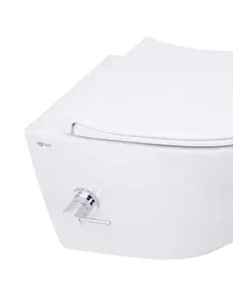 Záchody Wc s bidetom závesné SAT Infinitio vrátane dosky softclose, zadný odpad SATINF011RREXPBFC SATINF011RREXPBFC