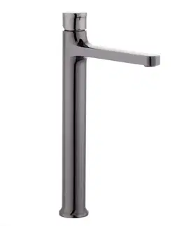Kúpeľňové batérie Vysoká umývadlová batéria SAT Dark bez výpuste PVD Gun Metal SATBSDA285K SATBSDA285K