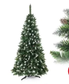 Vianočné dekorácie  Vianočný stromček CRISTAL SILVER 220 cm borovica 5902280051794
