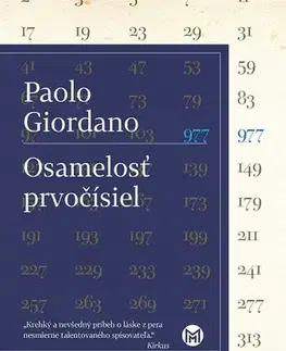 Romantická beletria Osamelosť prvočísiel - Paolo Giordano