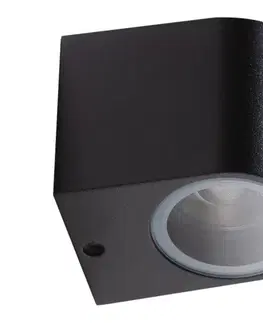 Svietidlá Azzardo  - Vonkajšie nástenné svietidlo RIMINI 1xGU10/35W/230V IP54 okrúhly 