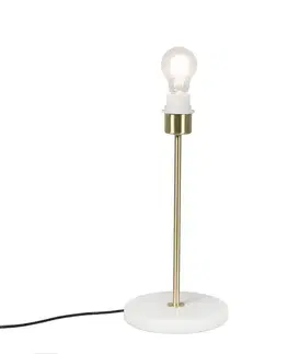 Stolné lampy Klasická stolná lampa mosadz - Kaso