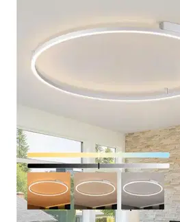 Svietidlá BRILAGI - LED stmievateľné svietidlo PORTOFINO LED/85W/230V pr. 120 cm strieborná+DO BRI525