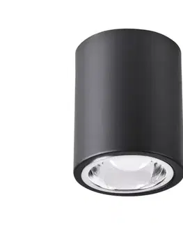 Svietidlá  LED RGBW stmievateľné bodové svietidlo JUPITER 1xE27/6,5W/230V pr. 9,8 cm čierne SA1042+AI0818