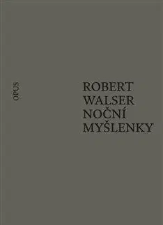 Novely, poviedky, antológie Noční myšlenky - Robert Walser