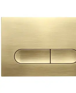 Sanitárna keramika Tlačidlo Royal Gold Oval Ring