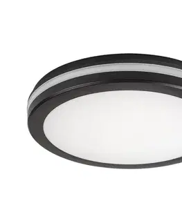 Svietidlá Rabalux 77035 - LED kúpeľňové stropné svietidlo INDRE LED/28W/230V IP54 čierna 77035