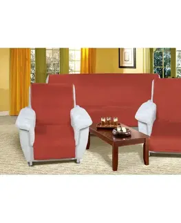 Prehozy Bellatex Prehozy na sedaciu súpravu Korall micro terrakota, 150 x 200 cm, 2ks 65 x 150 cm