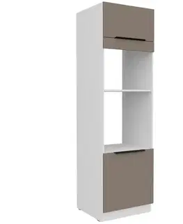 Kuchynské skrinky stojace Kuchynská skrinka Aria-Ta/Wh Anti Fingerprint 60dpm-210 2f