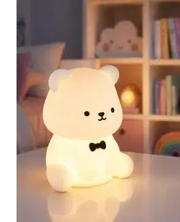 Svietidlá Globo 2870 - LED RGBW stmievateľné nabíjateľné detské nočné svetlo TEDDY LED/1W/5V 1200 mAh medvedík 2870