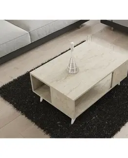 Konferenčné stolíky Konferenčný stolík Yuka Travertine