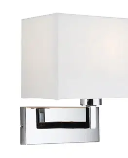 Svietidlá Endon 56373 - Nástenné svietidlo PICCOLO 1xE27/10W/230V biela/lesklý chróm 56373