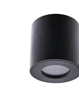 Svietidlá Emithor  - Kúpeľňové bodové svietidlo ALMAN 1xGU10/35W/230V IP44 čierna 