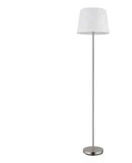 Lampy Globo 40100101 - Stojacia lampa JORIS 1xE27/40W/230V biela/matný chróm 40100101