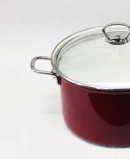 Hrnce BELIS - Hrniec 2,8L so sklenenou pokrievkou 18cm ECO-CERAM