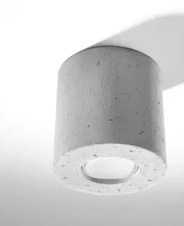 Lampy do obývačky Stropná lampa Cindy betón