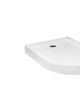 Vane BESCO - SATURN, asymetrická sprchová vanička akrylátová - Rozmer A - 100 cm, Rozmer B - 80 cm, Rozmer C - 15 cm, Spôsob prevedenia - Pravé OLBVANACSAT100P