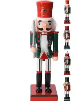 Vianočný luskáčik Kinekus Postavička luskáčik / vojačik 25 cm drevo mix