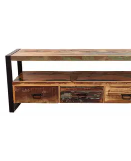 TV stolíky TV stolík Retro 150x60x45 recyklované mango