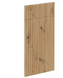 Kuchynské skrinky Čelo skrinky Luxeo F14-D40S1-AX ryfla dub