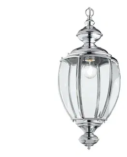 Svietidlá Ideal Lux - Luster na reťazi 1xE27/60W/230V chróm