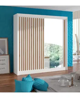 Šatňové skrine Šatníková skriňa LADDER 203 Tempo Kondela