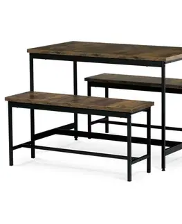 Jedálenské sety Jedálenský set s 2 lavicami AUT-G1175