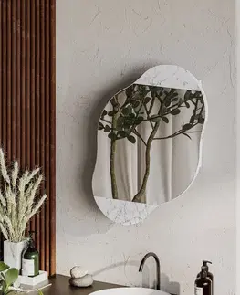 Kúpeľňové skrinky Kúpeľňová skrinka Cloud Storage Bathroom Wall Mirror - Carrara