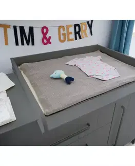 Sektorový nábytok Prebalovací pult CALMO šedá