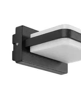 LED osvetlenie Rabalux 77061 - LED Vonkajšie nástenné svietidlo GENDT LED/12W/230V IP44 čierna 77061