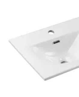 Umývadlá ArtCom Keramické umývadlo SKY3 50 | biely lesk 50 cm