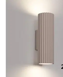 Svietidlá BRILAGI - LED nástenné svietidlo CRESTO 2xGU10/10W/230V 20 cm taupe BR.1760